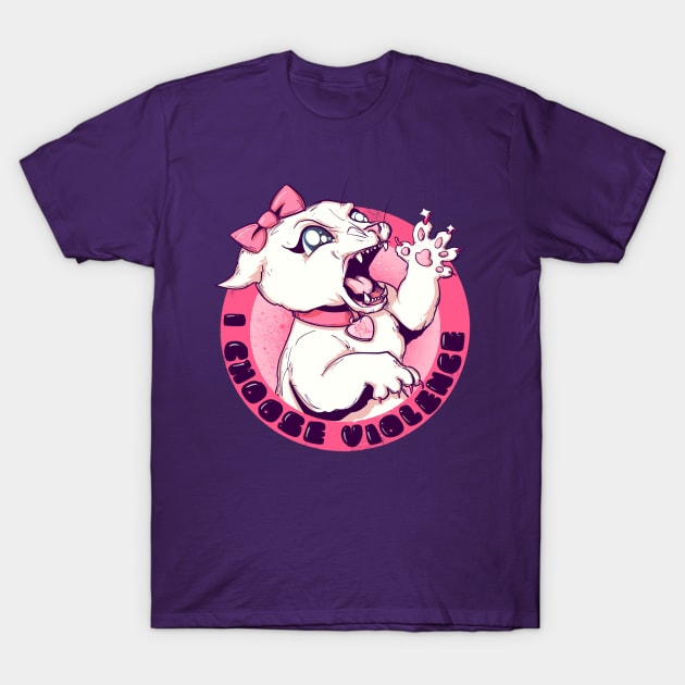 Killer Kitty T-Shirt by LVBart